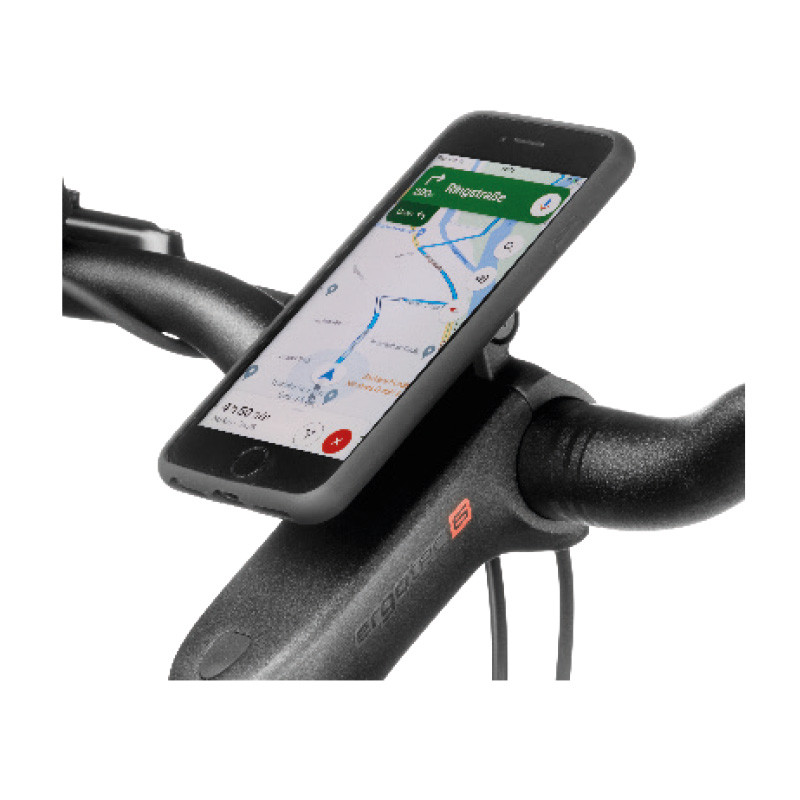 Ergotec Fixation smartphone sur cintre de vélo 22.2 à 31.8 mm