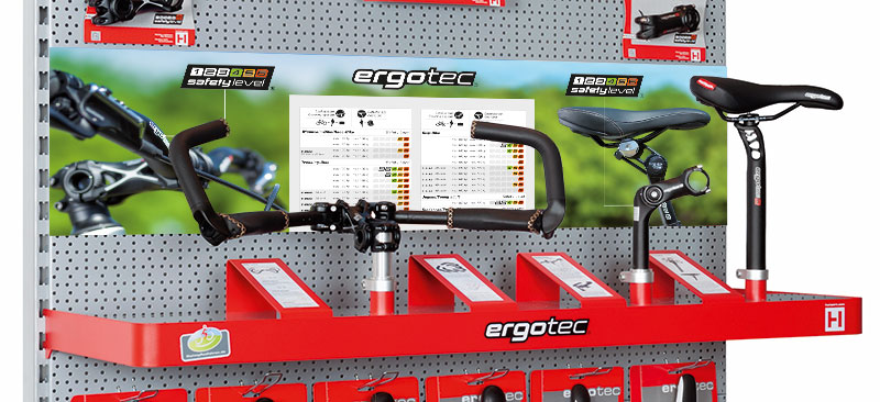 Ergotec Fixation smartphone sur cintre de vélo 22.2 à 31.8 mm